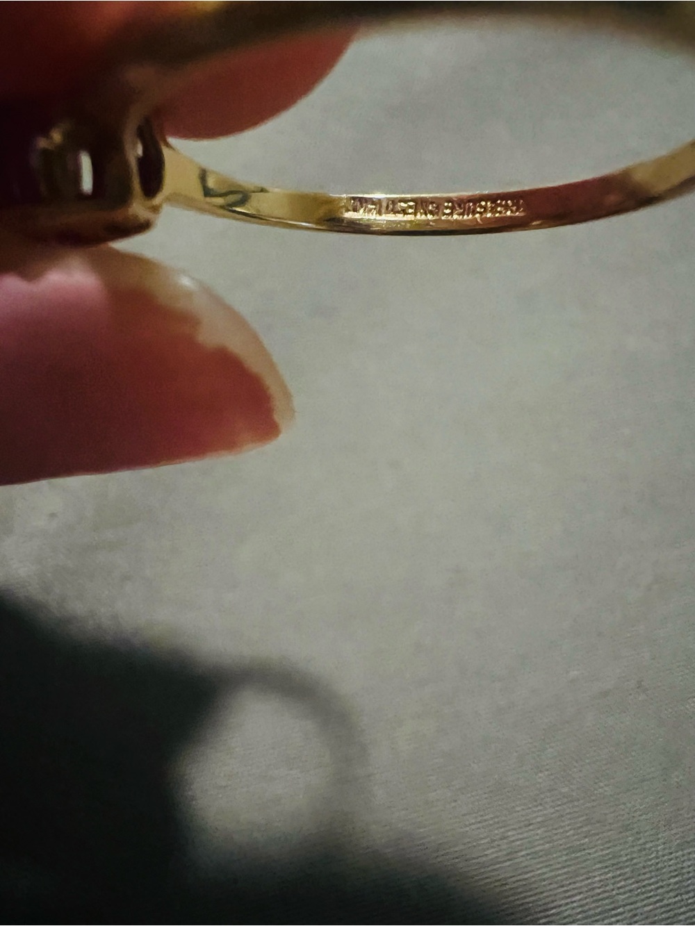 Vintage 14K Solid Gold Star Ruby Ring | Size 6 | Tested & Hallmarked - Picture 6 of 9